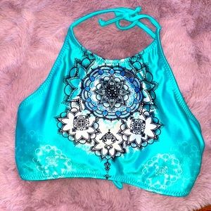 Aeropostal swim top color teal